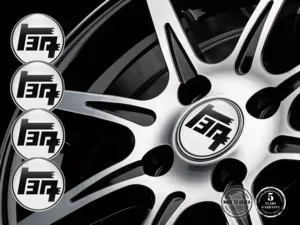 Toyota TRD Badge Roue Premium Momentum Stellaire Cœur